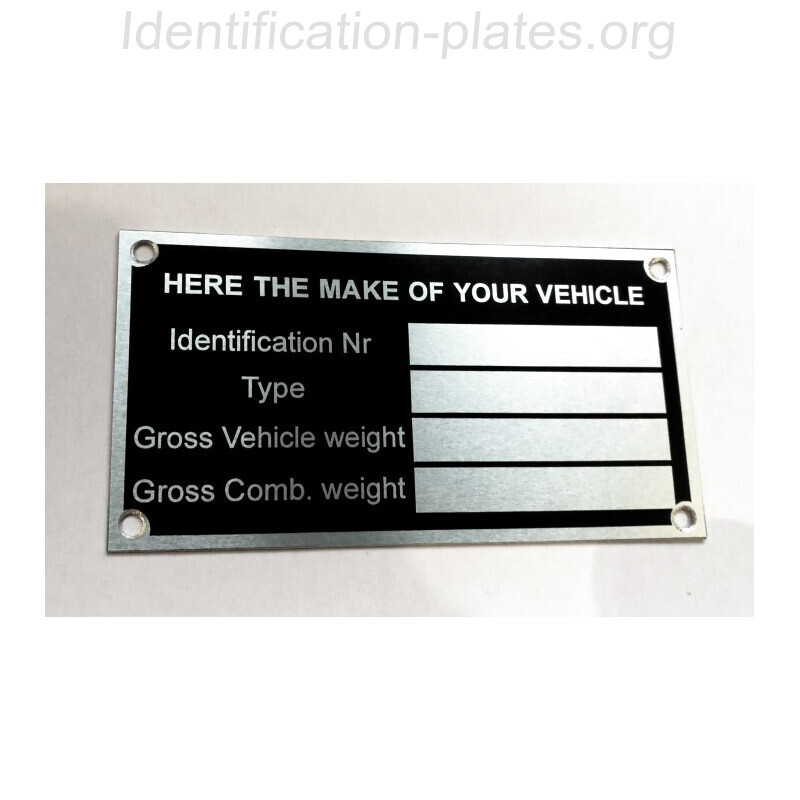 Id Plate for all brands