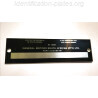Plaque constructeur General Motors Afrique du Sud