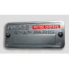 Citroen vin plate