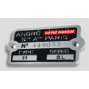 Plaque constructeur Citroen