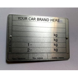 Alfa Romeo Auto SPA vin plate