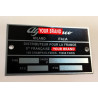 Plaque constructeur Alfa Romeo