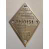 Plaque constructeur Renault